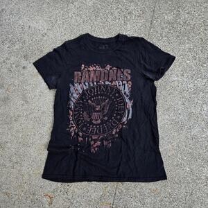 Vtg Y2k RAMONES Band Members Presidential Seal Graphic Punk Band T Shirt S